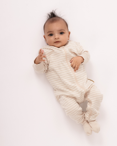 PJ Suit | Dune Stripe - Merino & Me