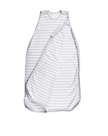 Mini Three Season Side Zip Mid-Weight Sleep Sack | Pebble Stripe - Merino & Me