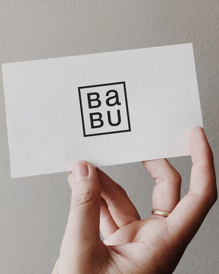 Babu gift card – natural fibre baby and kids clothing – perfect baby shower or newborn gift – Babu