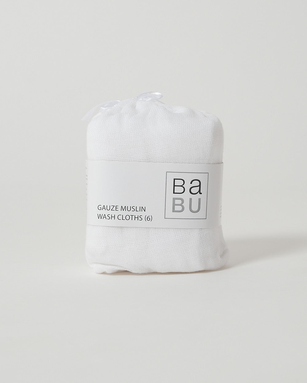Gauze Muslin Facecloth Set (6 pack)