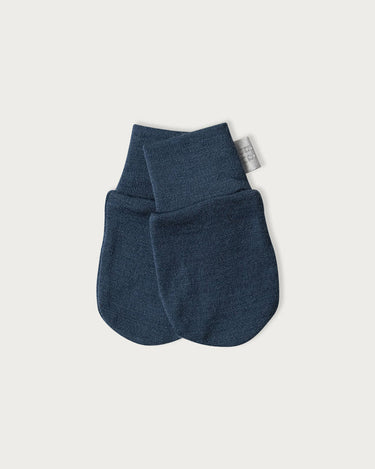 Merino Mittens - Denim
