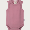 Babu Merino Singlet Bodysuit - Blossom