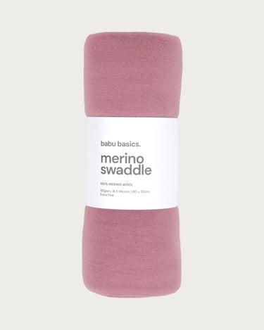 Merino Swaddle Wrap - Blossom