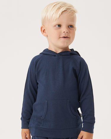 Babu Merino Hoodie - Denim - view 3