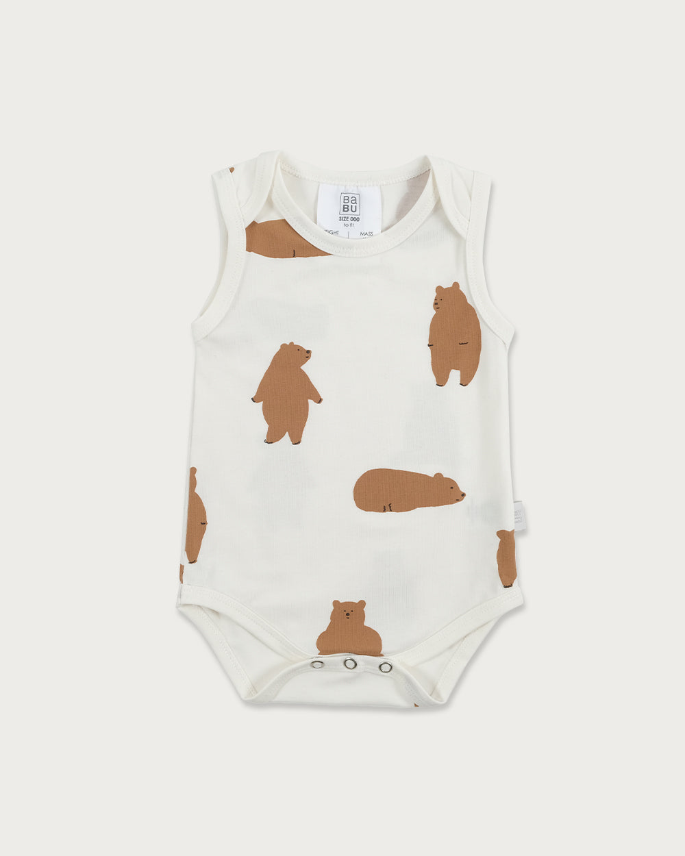 Organic Cotton Lycra Singlet Bodysuit